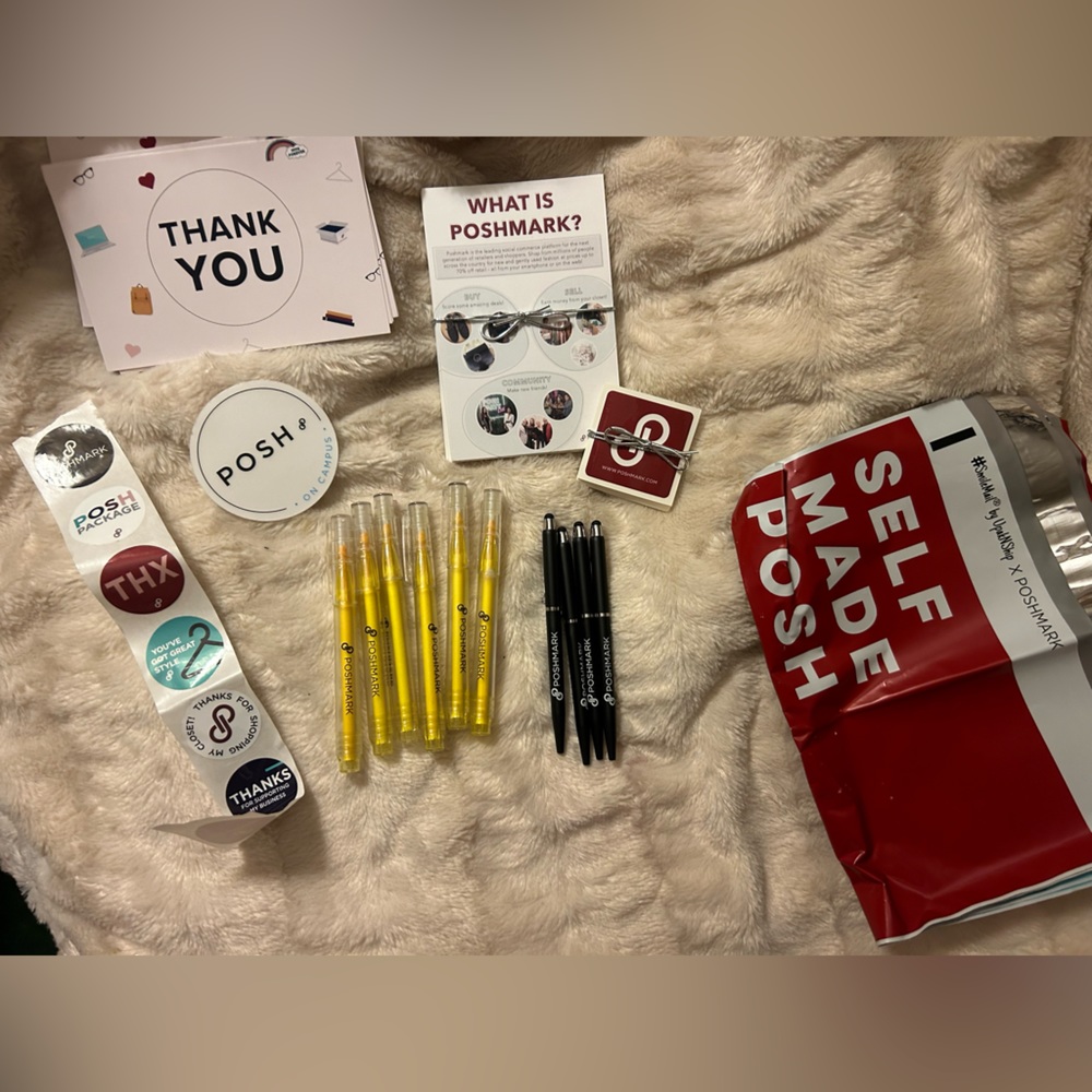 Posh on campus essentials pens, highlighters, stickers, extc